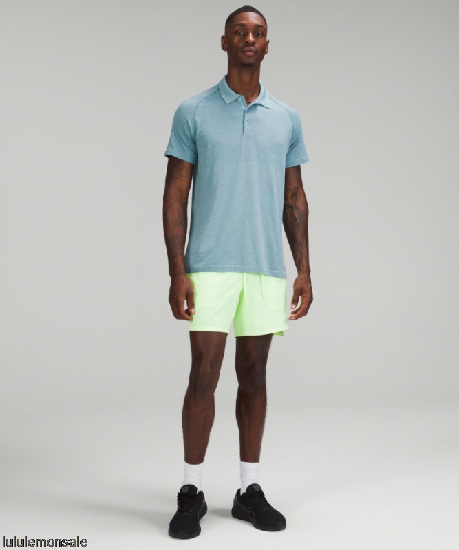 Lululemon Verkauf DELULU733 | Lululemon Deutschland Crest Metal Vent Tech Poloshirt 20